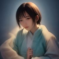 漫画H导航站技术编辑晓枝的工作照，在电脑前审查页面SEO数据报告，白板上写满了内容架构关键词