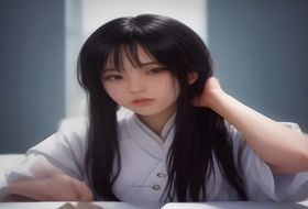 BL耽美向漫画h封面，柔和渐变色调，两位男性角色对视的封面构图，情感氛围浓郁